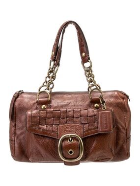 ショルダーバッグ Rare Coach Bleecker Shoulder Bag Gold Coach Bleecker Snap Shoulder Bag Bags & Handbags for Women for